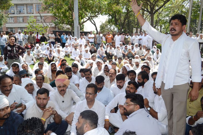 Rajput community protests in Kaithal over youth’s murder, demands justice