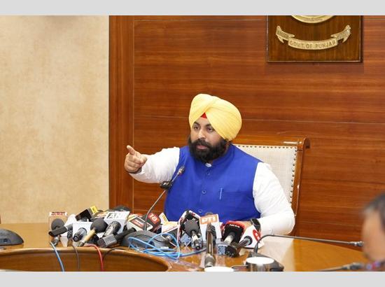 No pharmacy exam paper was leaked in Punjab, says Minister Harjot Bains