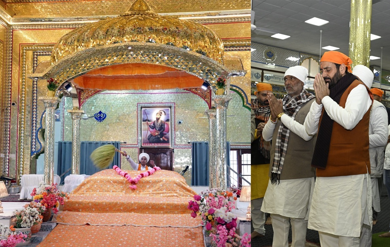CM Nayab Singh Saini Offers Prayers at Gurudwara Sri Koohni Sahib on His 56th Birthday