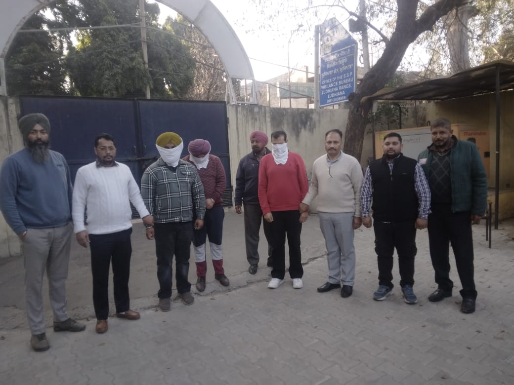Vigilance Bureau Catches Three Officials Red-Handed Taking ₹30,000 Bribe in Ludhiana
