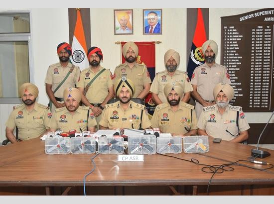 Three linked to cross-border illegal arms smuggling module held in Amritsar; 6 pistols recovered