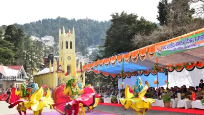 Patriotism in the Peaks: Governor Shiv Pratap Shukla Unfurls Tricolour at Shimla’s Historic Ridge