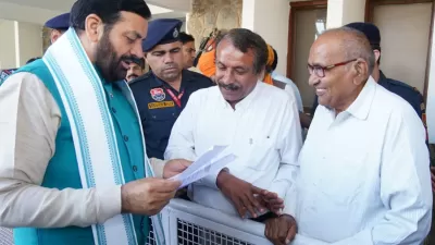 CM Nayab Singh Saini Listens to Public Grievances at Sant Kabir Kutir, Orders Swift Action